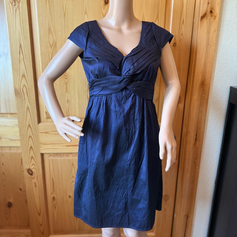 Calypso St. Barth Silk Navy Blue Dress Size 2 Party Cocktail Event
